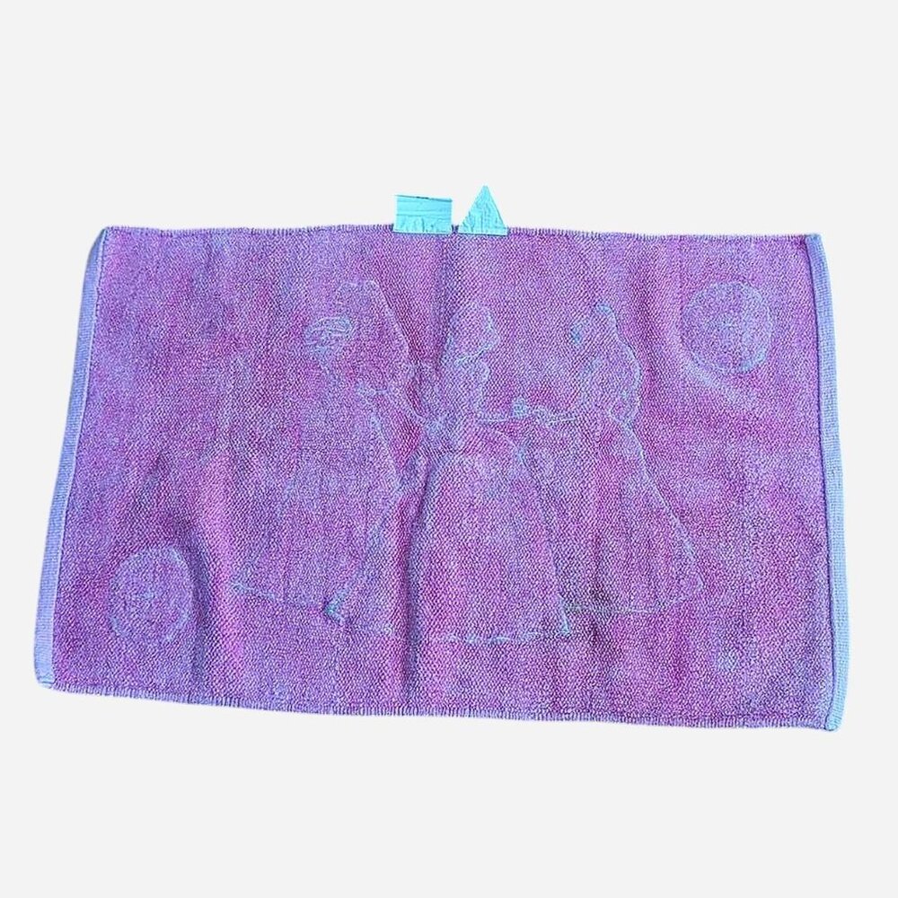 Vintage Y2K Disney Princess Bath Mat Pink Belle Cinderella Aurora 2000s - Picture 3 of 4